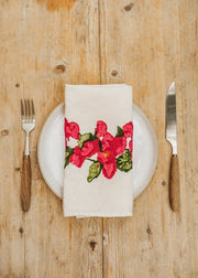 Tuttoattaccato Napkin in Bougainvillea, 45x45cm