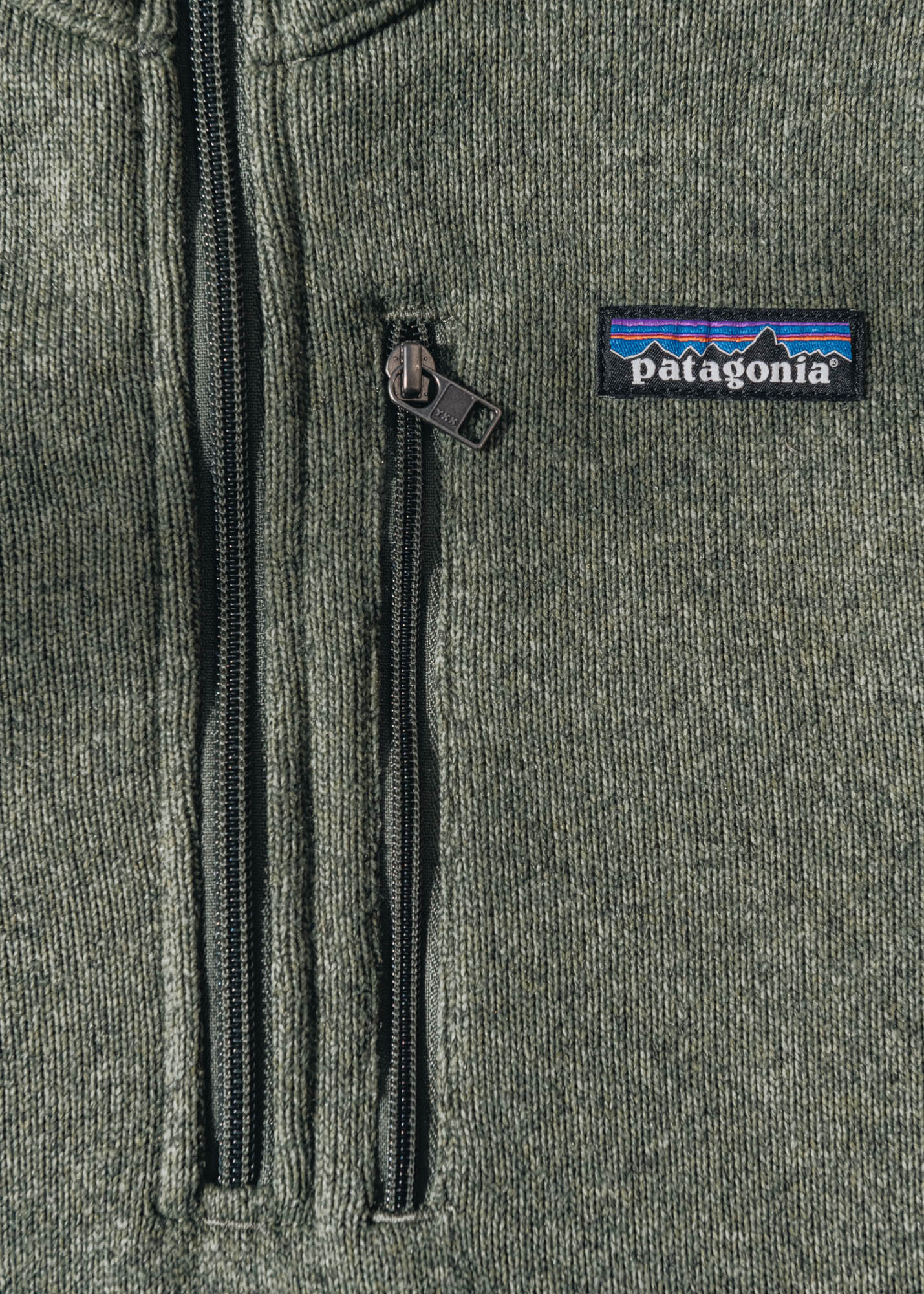 Patagonia Better Sweater Quarter Zip in Industrial Green