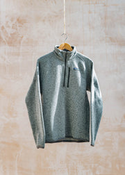 Patagonia Better Sweater Quarter Zip in Stonewash