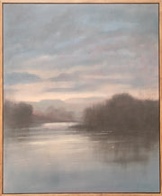 Burford Gallery Dusk on the Avon at Tewkesbury