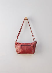 Biba Elk Cross Body Bag in Burgundy