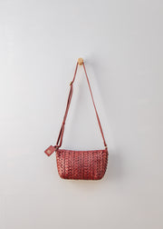 Biba Elk Cross Body Bag in Burgundy