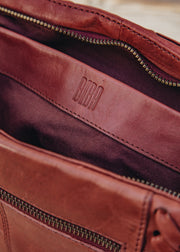 Biba Elk Cross Body Bag in Burgundy