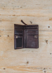 Biba Elk Wallet in Dark Brown