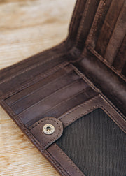 Biba Elk Wallet in Dark Brown