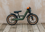 Berg Biky Trail Green Balance Bike with Handbrake