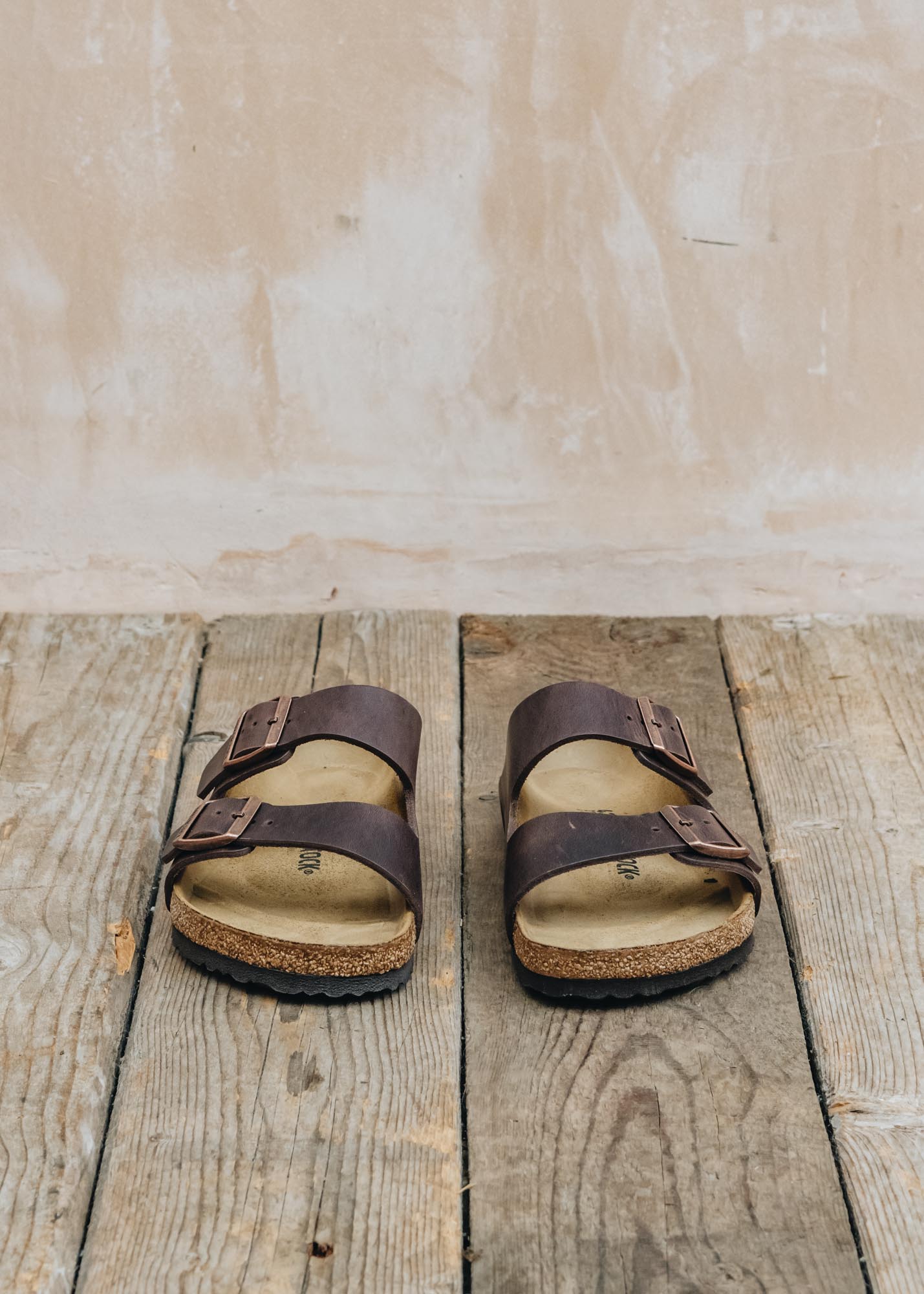 Birkenstock Birkenstock Men's Arizona Sandals in Oiled Habana Leather
