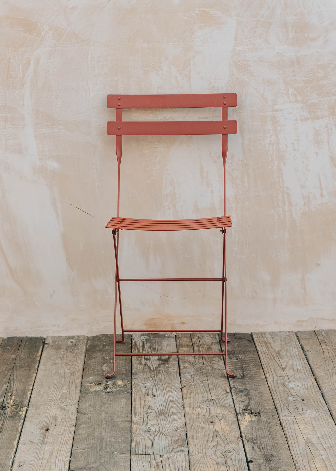 Fermob Bistro Folding Chair in Red Ochre