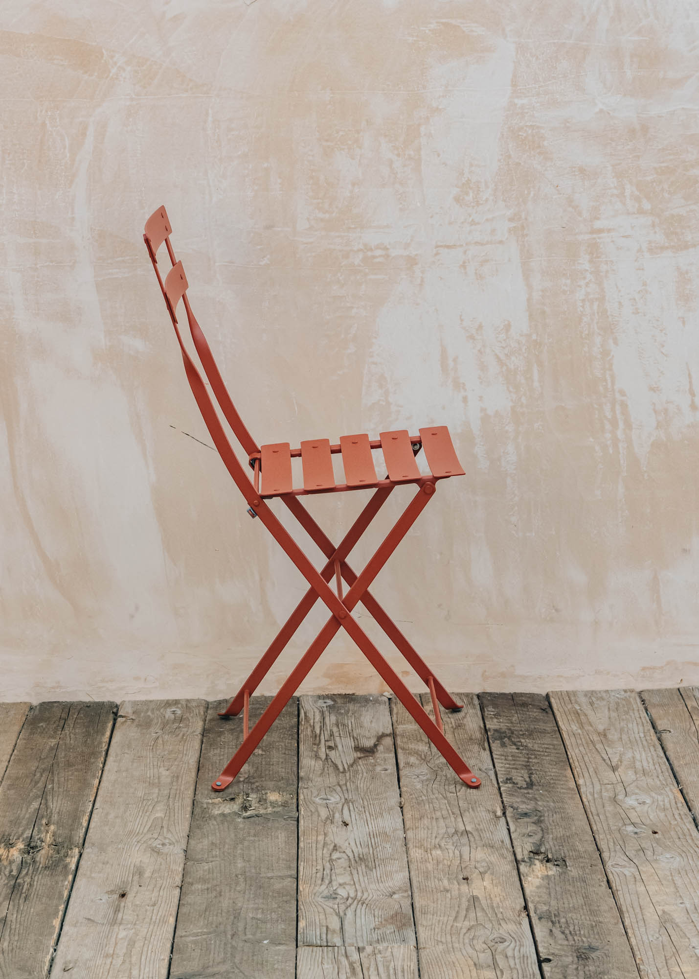 Fermob Bistro Folding Chair in Red Ochre