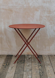 Fermob Bistro Folding Table in Red Ochre