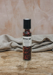 Black and Pink Pepper Mix in Spice Mill
