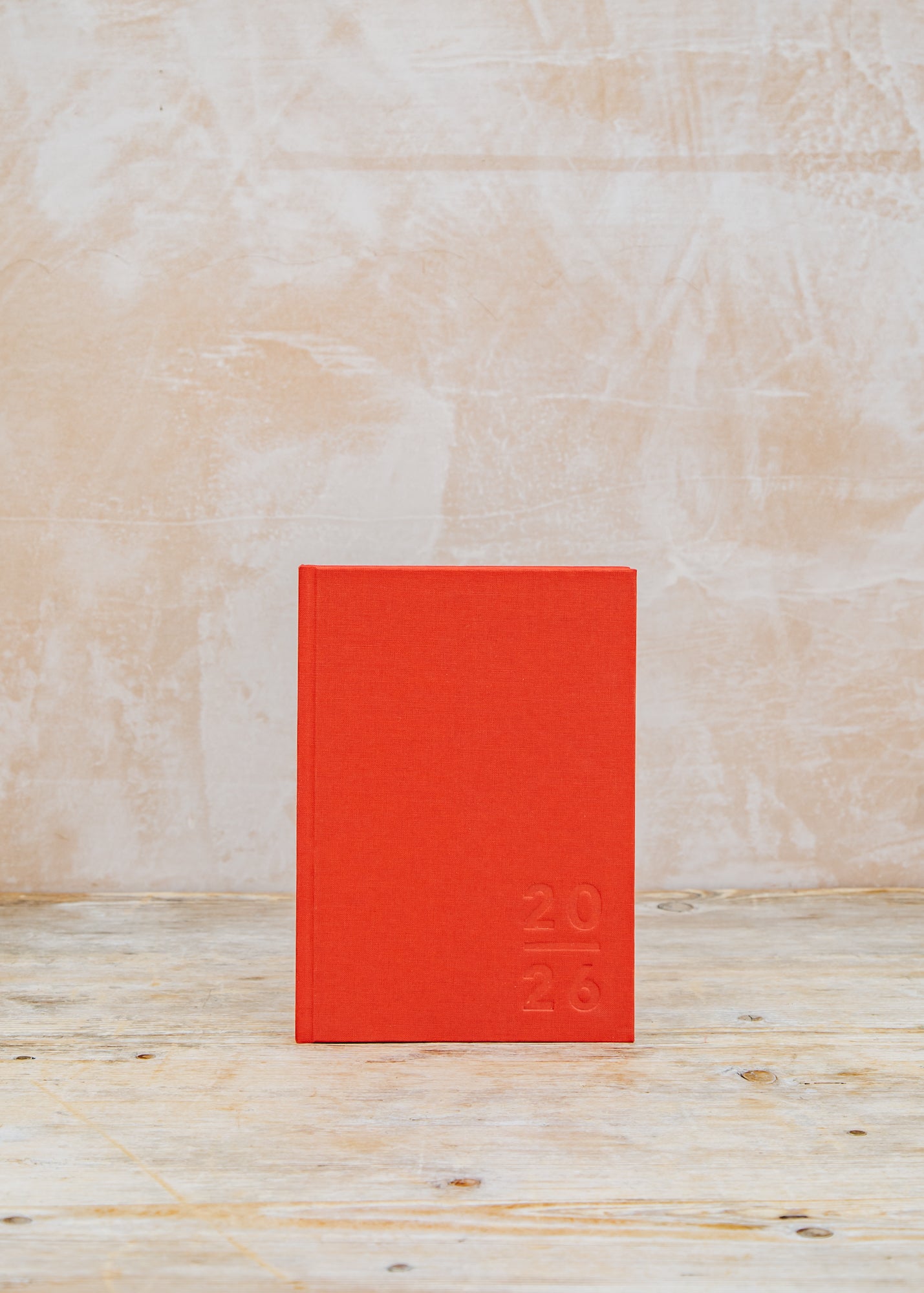 Blank Canvas Red 2026 Diary
