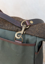 Bleu de Chauffe Gaston Plumber Bag in Khaki Tweed