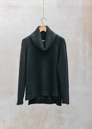 Les Racines du Ciel Bleuenn Turtleneck Sweater in Black