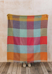 Block Pastel Harlequin Throw