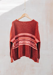Cotswold Knits Blockley Jumper in Poppy