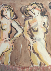 Bloomsbury Revisited Nudes Lampshade, 12 inches
