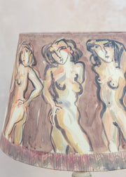 Bloomsbury Revisited Nudes Lampshade, 9 inches