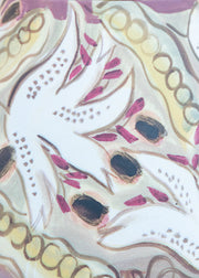 Bloomsbury Revisited Pale Pea and Lily Lampshade, 9 inches