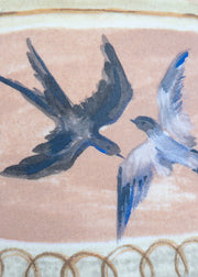 Bloomsbury Revisited Swallows Lampshade, 9 inches