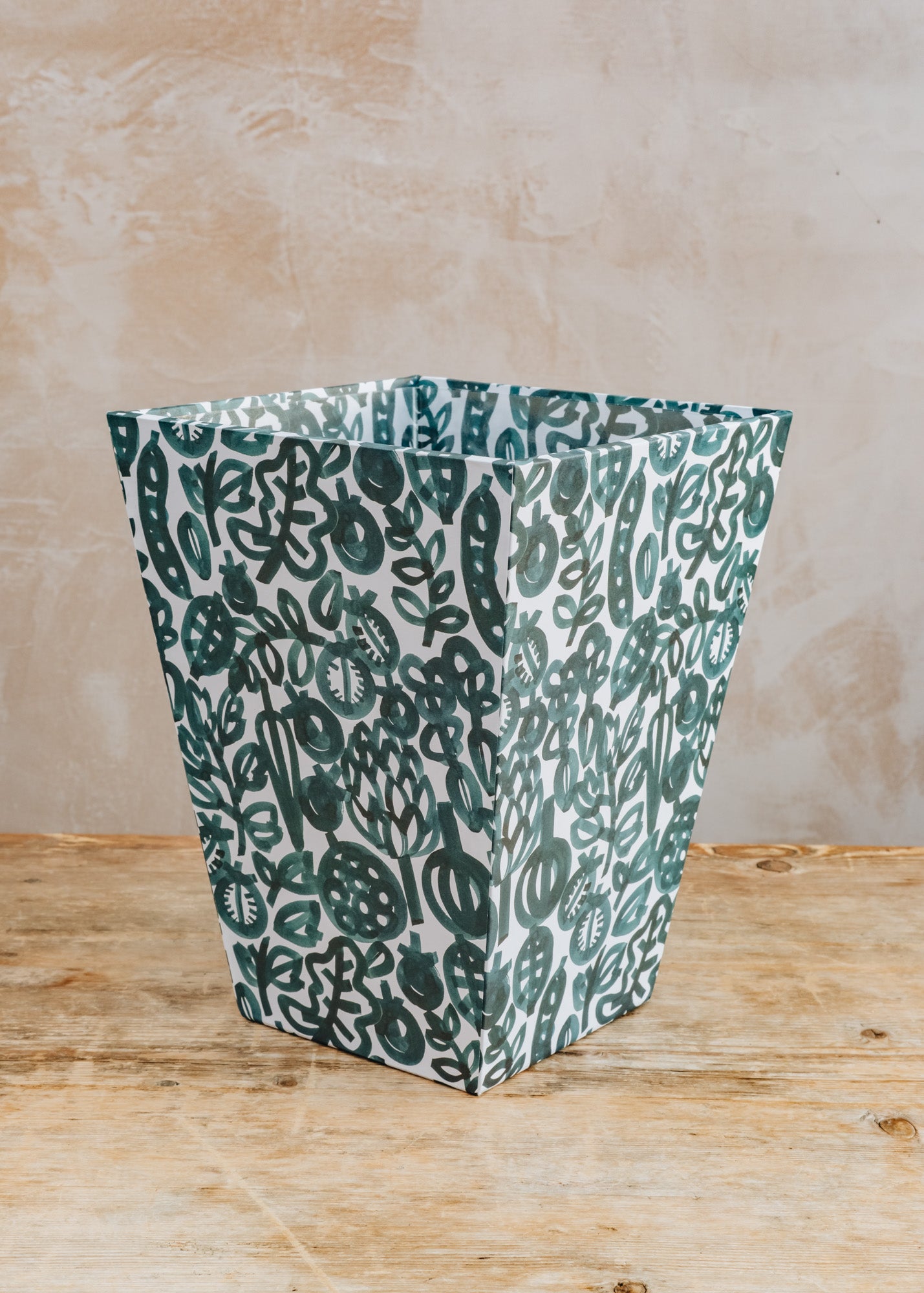 Art Angels Wastepaper Bin in Wee Pomegranate