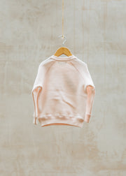 Bob & Blossom Children's Sister Sweatshirt in Powder Pink