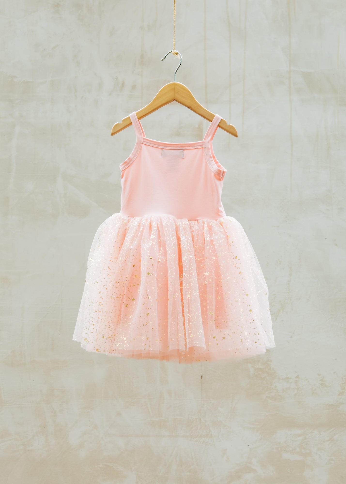 Bob & Blossom Tutu Dress in Sparkle Coral