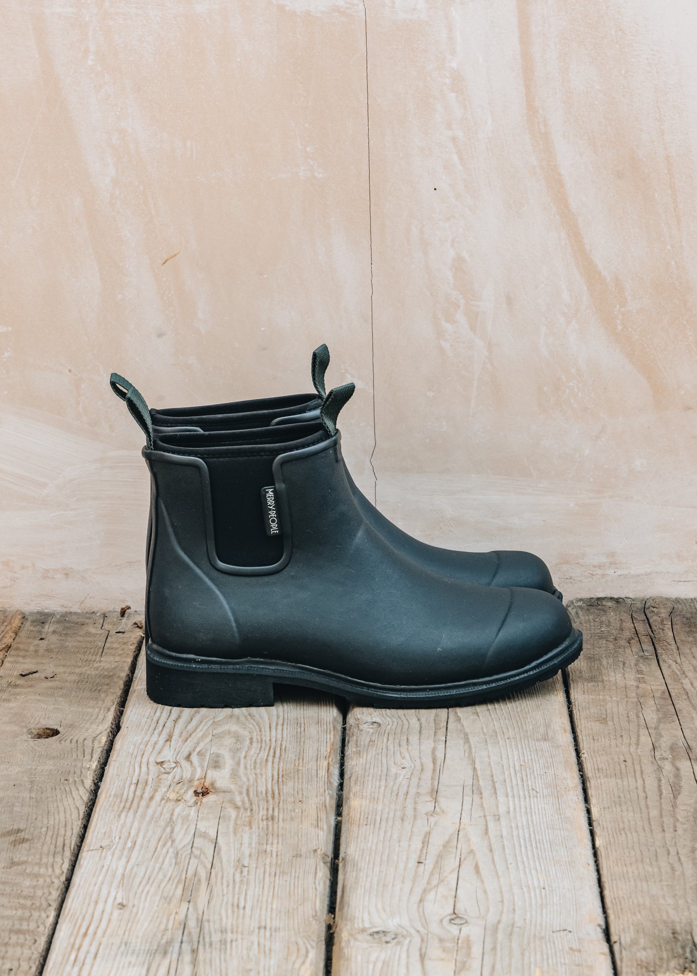 Merry People Men's Bobbi Wellingtons in Black