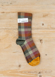 Bonne Maison Carreaux Multicoloured Envelope Socks