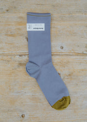 Gris-Mauve Uni Dress Socks