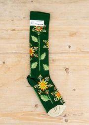 Bonne Maison Knee Length Flocons Floret Socks