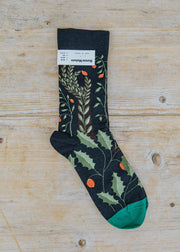Faux Noir Cueillette Socks