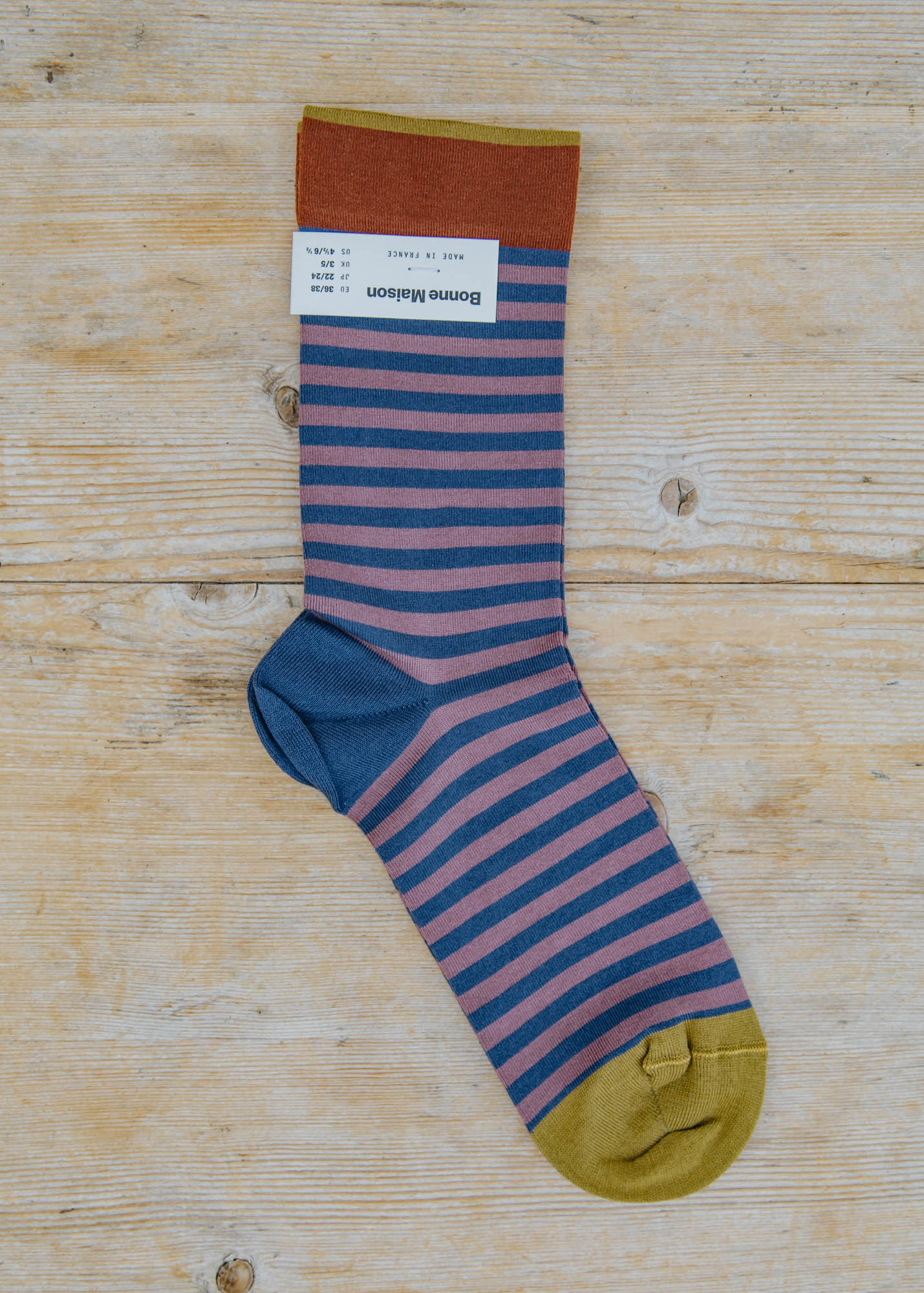 Raisin Rayures Dress Socks