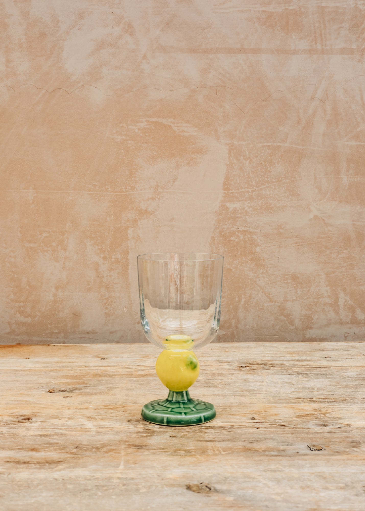 Tuttoattaccato Carmen Lemon Glass Goblet