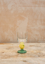 Tuttoattaccato Carmen Lemon Glass Goblet
