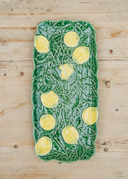 The Braided Rug Co. Citron Tart Tray