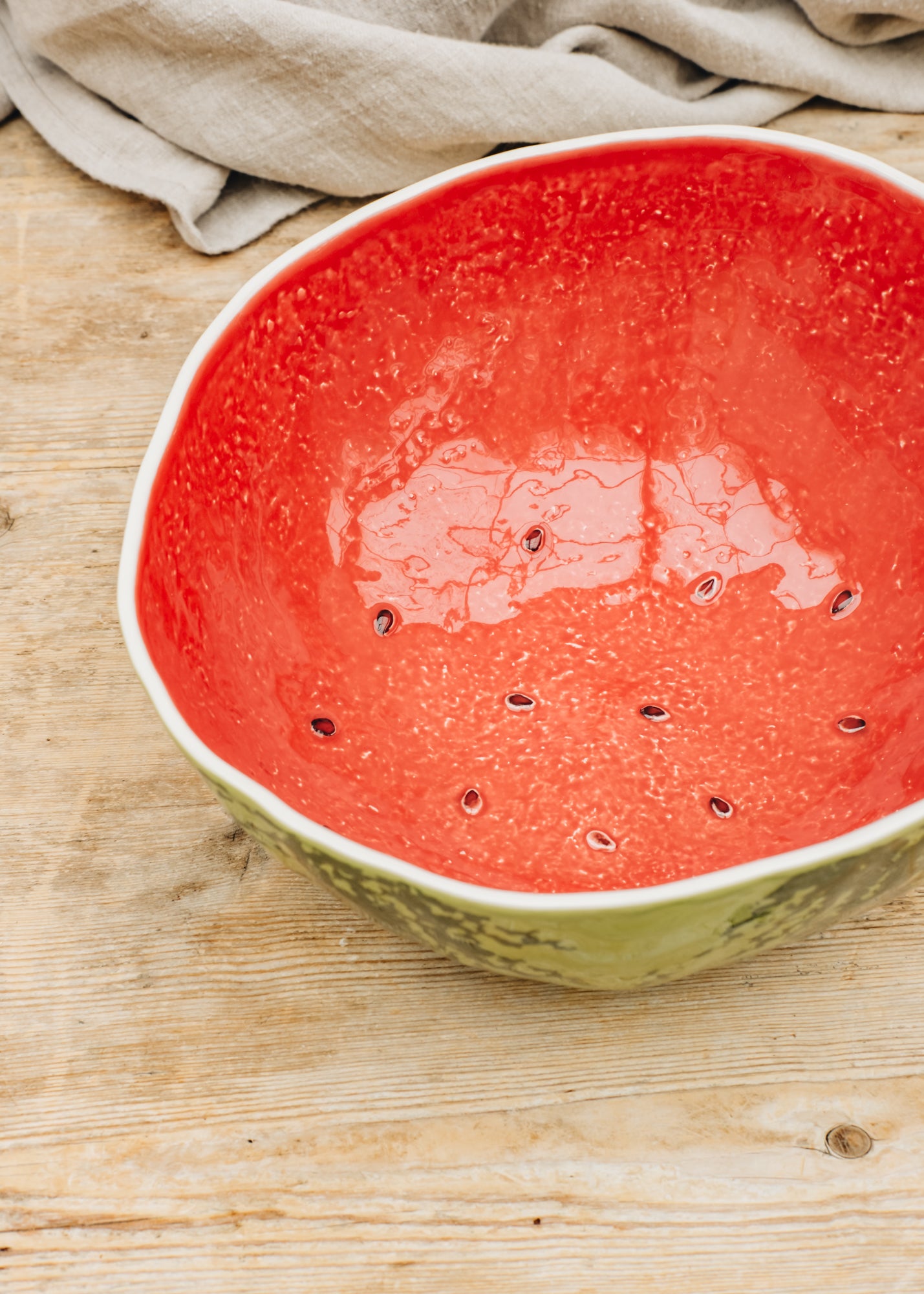 Bordallo Pinheiro Small Watermelon Salad Bowl