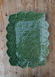 Bordallo Pinheiro Bordallo Pinheiro Geranium Green Platter