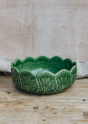 Bordallo Pinheiro Geranium Green Salad Bowl
