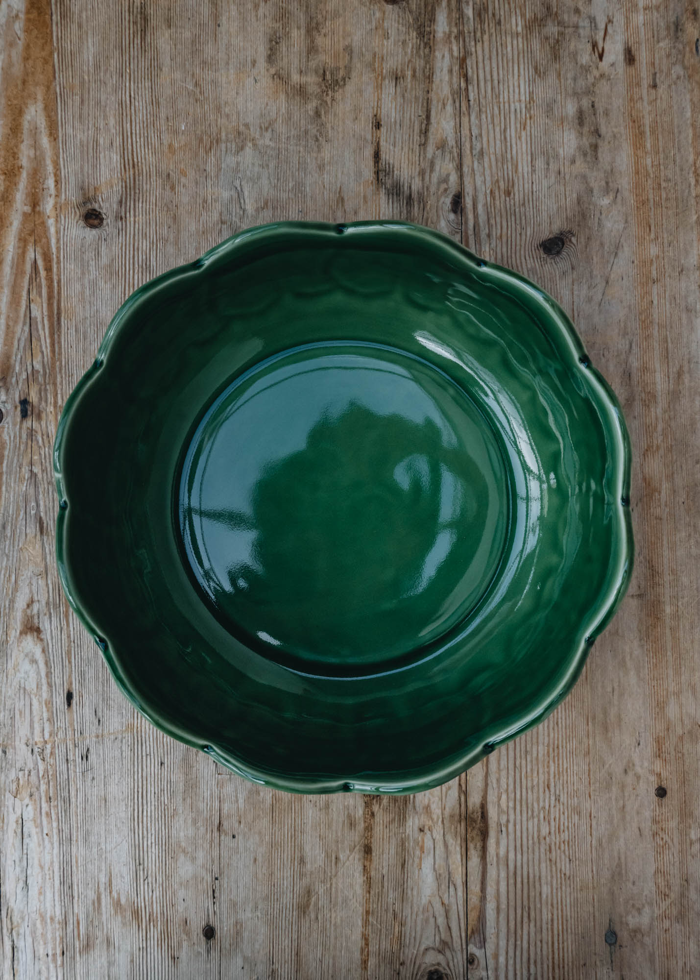 Bordallo Pinheiro Bordallo Pinheiro Geranium Green Salad Bowl