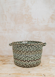 Jute Basket in Hedgerow, 23x33cm