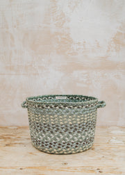Jute Basket in Seaspray, 23x33cm