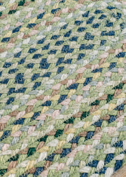 The Braided Rug Co. Table Runner in Mint