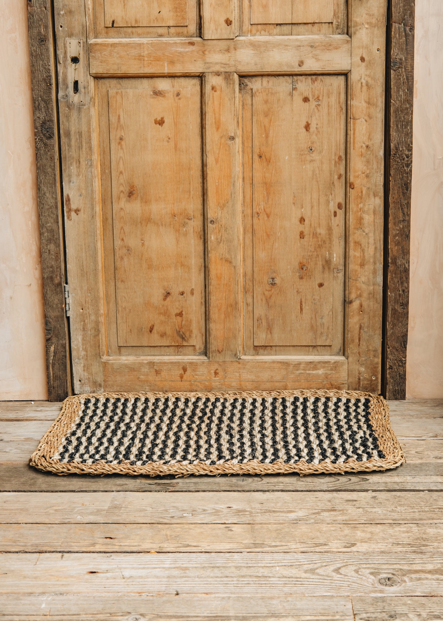 Black Village Doormat