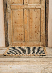 Black Village Doormat