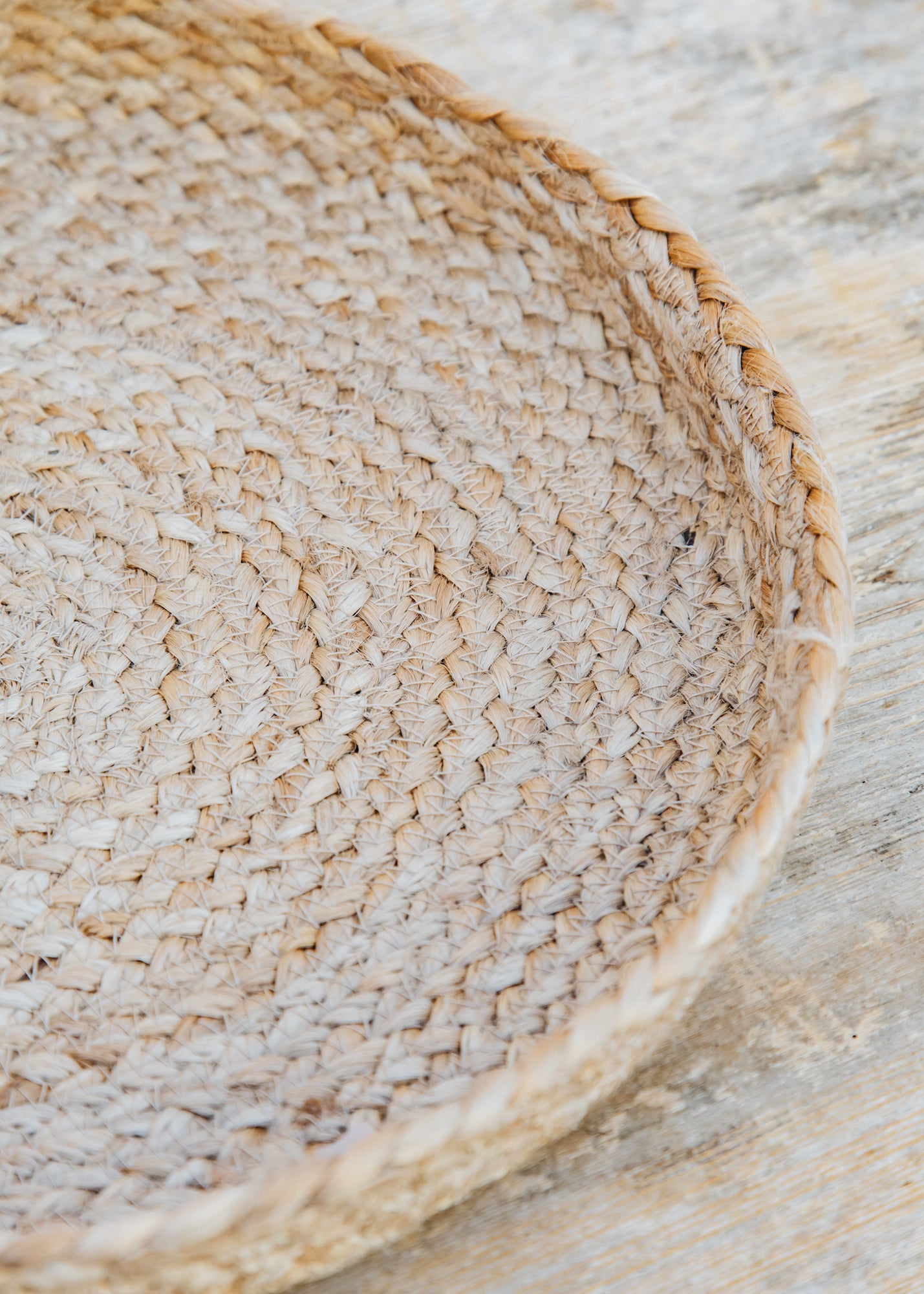 The Braided Rug Co. Natural Bread Basket