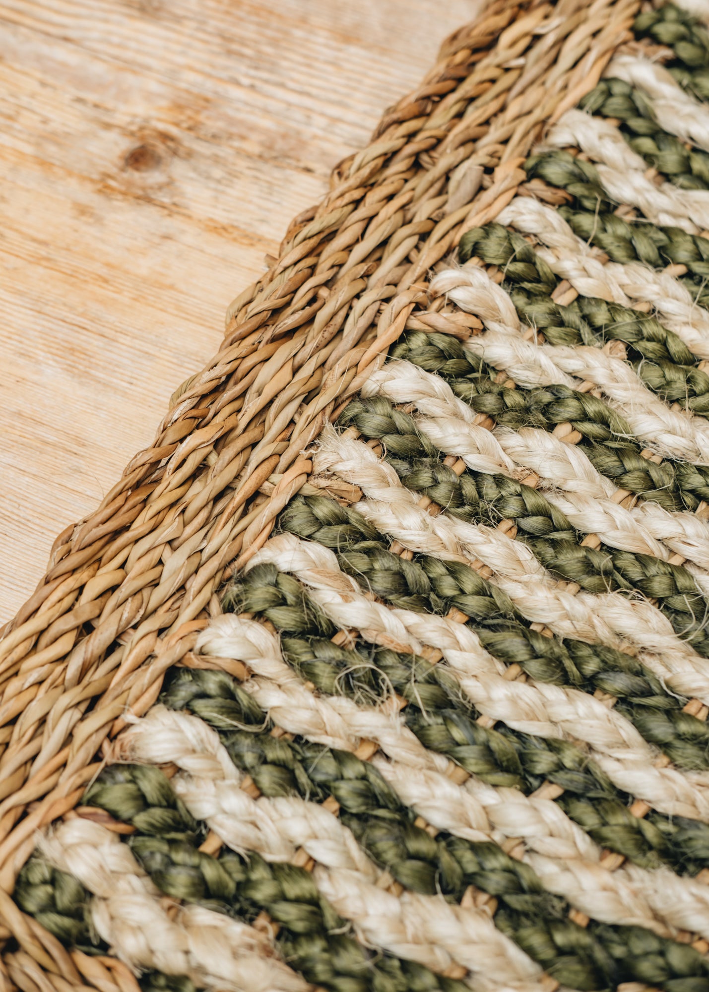 Braided Rug Co. Olive Village Doormat