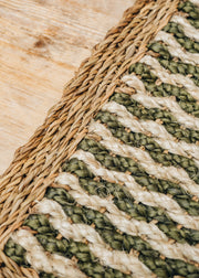 Braided Rug Co. Olive Village Doormat