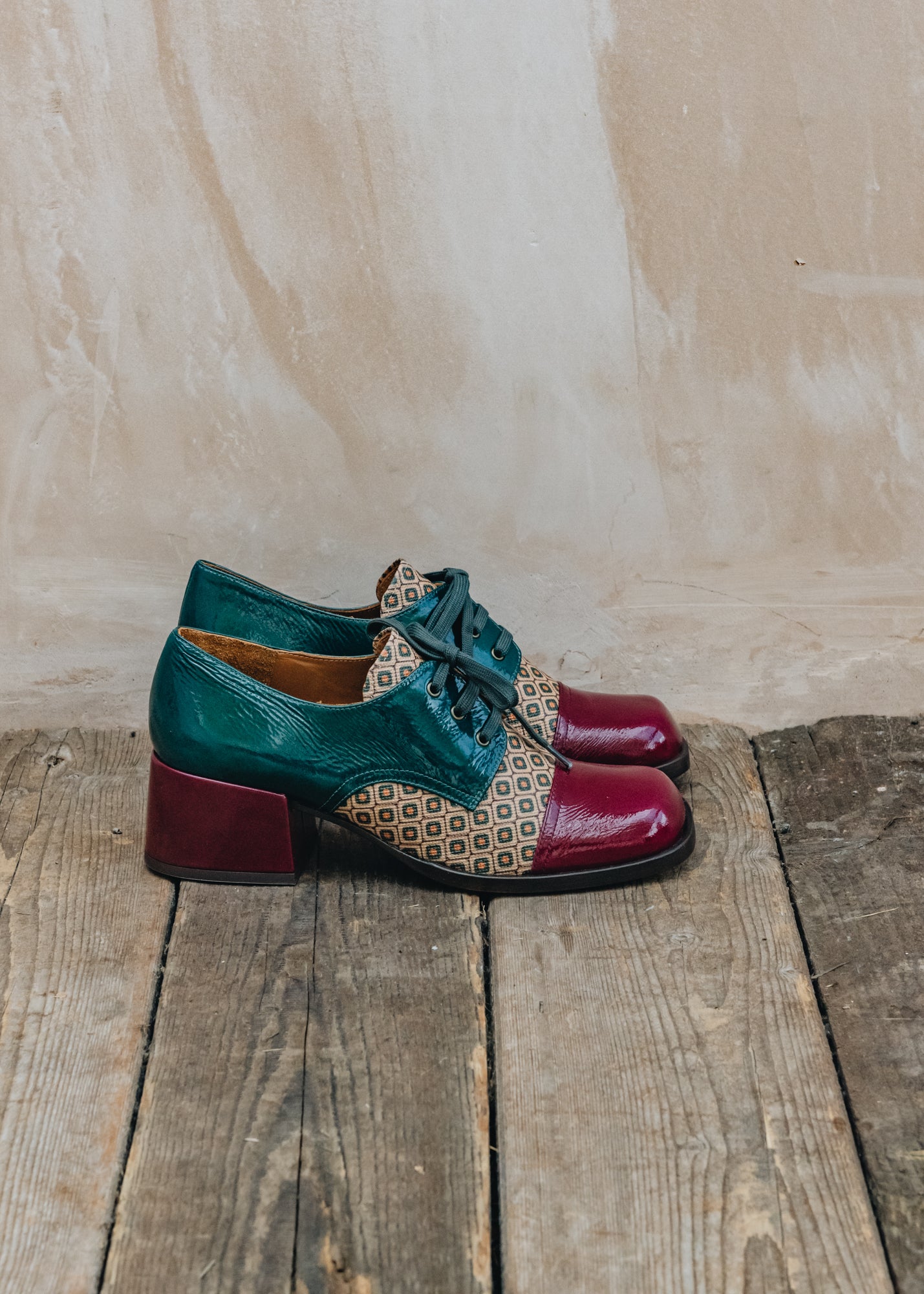 Birkenstock Chie Mihara Brama Shoes in Brown Forest