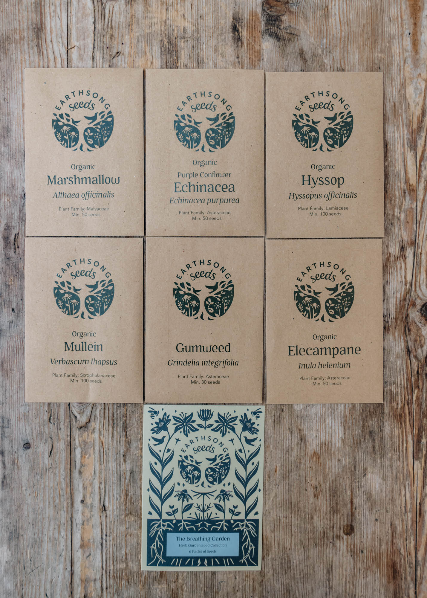 Earthsong Seeds The Breathing Garden Seed Collection